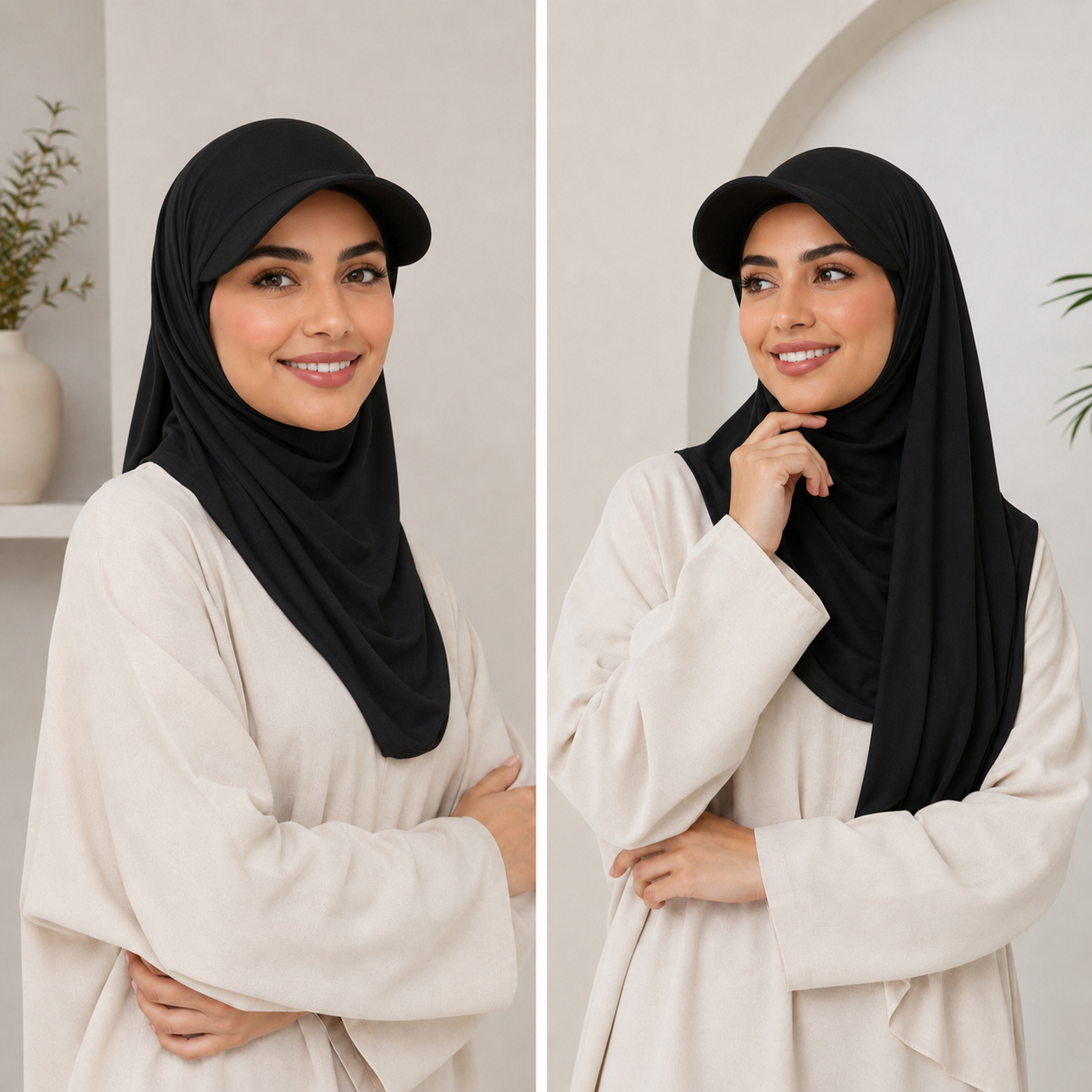 HAYAA | The Infinite Cotton-Stretch Sport Hijab Cap
