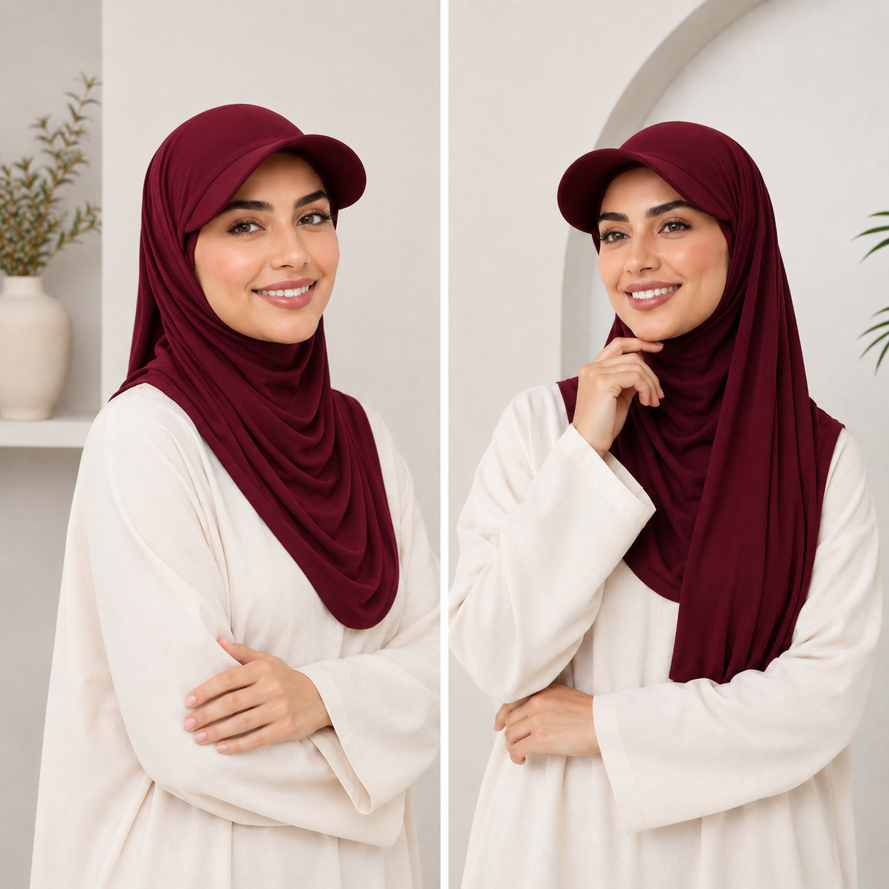 HAYAA | The Infinite Cotton-Stretch Sport Hijab Cap