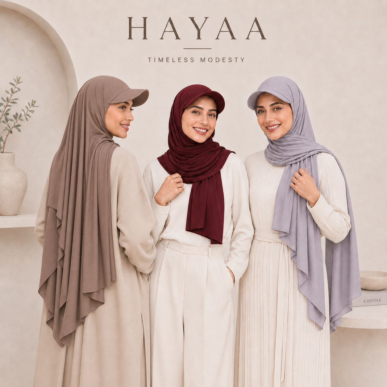 HAYAA | The Infinite Cotton-Stretch Sport Hijab Cap